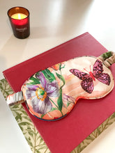Load image into Gallery viewer, Luxury Silk eye mask with floral print designs