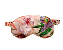 Load image into Gallery viewer, Luxury Silk eye mask with botanical designs