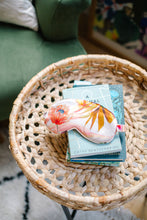 Load image into Gallery viewer, Luxury Silk eye mask with floral print designs