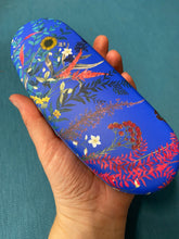 Load image into Gallery viewer, Blue floral 'Flourish' glasses and sunglasses hard case