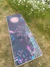 Load image into Gallery viewer, The 'Enchanted forest' print yoga mat for pilates, yoga and relaxation with natural rubber base