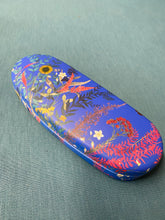Load image into Gallery viewer, Blue floral 'Flourish' glasses and sunglasses hard case