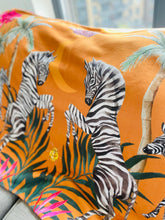Load image into Gallery viewer, SAMPLE SALE: Fleece Zebra Throw