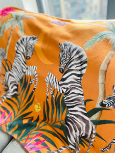 SAMPLE SALE: Fleece Zebra Throw