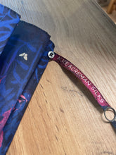 Load image into Gallery viewer, Traditional English umbrella with wooden handle in 'Nocturne' Navy blue print