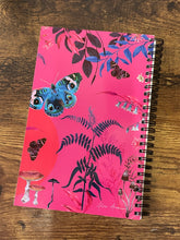 Load image into Gallery viewer, Pink butterfly and mushroom Nectar lined Notebook