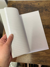 Load image into Gallery viewer, Pink butterfly and mushroom Nectar lined Notebook