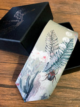 Load image into Gallery viewer, Sage Green Silk Tie, &#39;Mirage&#39; Men&#39;s Luxury Tie in Sage Green
