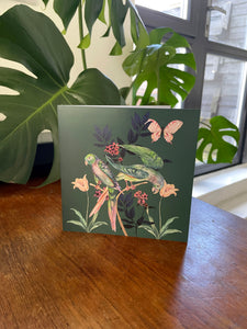 NEW Pack of 6 animal Greetings Cards designs with hand painted illustrations