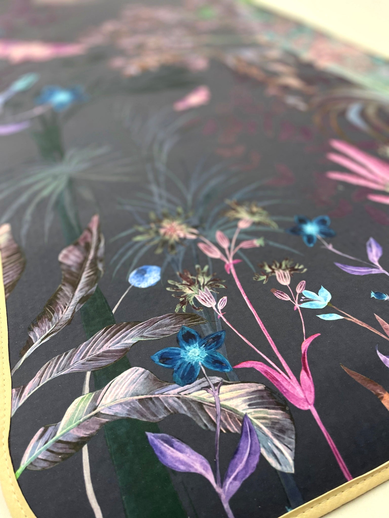 The 'Enchanted forest' print yoga mat for pilates, yoga and relaxation –  Alice Acreman Silks