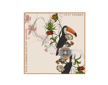 Load image into Gallery viewer, Alice Acreman silks gift voucher to the value of 25, 50 and 100 pounds with illustration