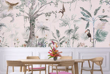 Load image into Gallery viewer, Nature wall mural &#39;Mighty Jungle&#39; jungle themed mural design for homes and interiors information and sample pack